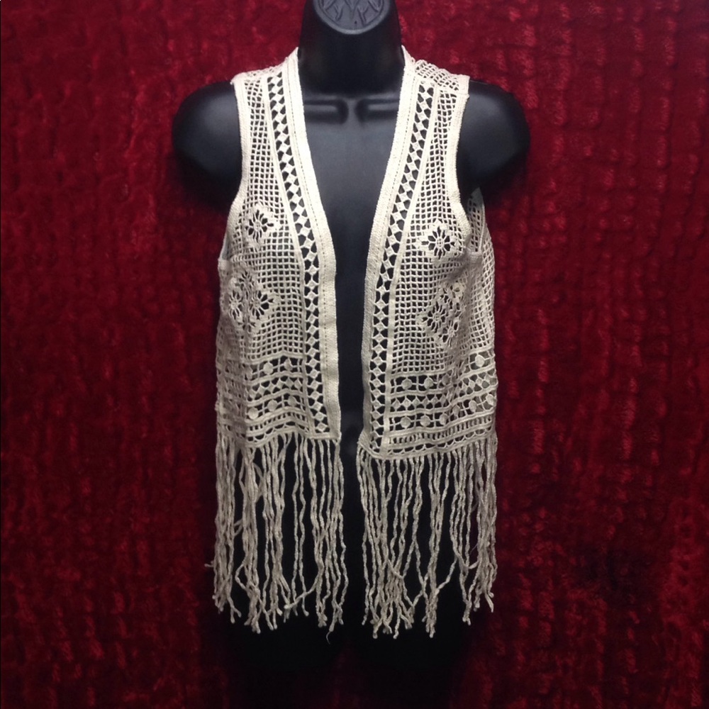 Denim and supply Ralph Lauren fringe vest